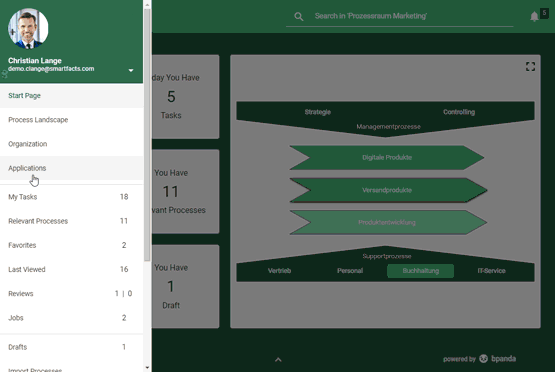 Bpanda Release Notes Application Dashboard