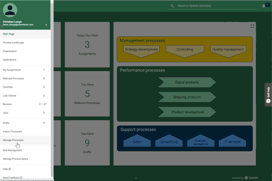 Bpanda Release October 2023 | Manage processes and adjust validity