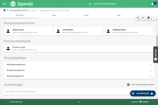 Prozessübersicht | Bpanda