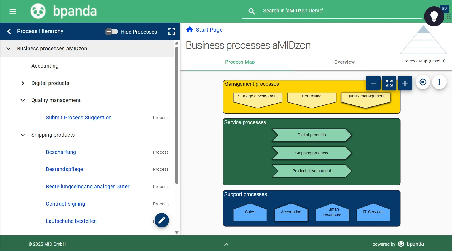 Bpanda allows you to easily model and document all security-relevant processes and present them in a way that is understandable for all parties involved.