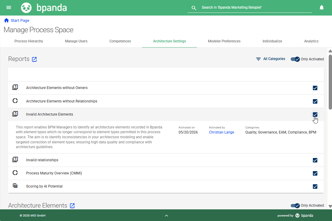 Bpanda Release May 2026 | Architecture: 2 New Reports