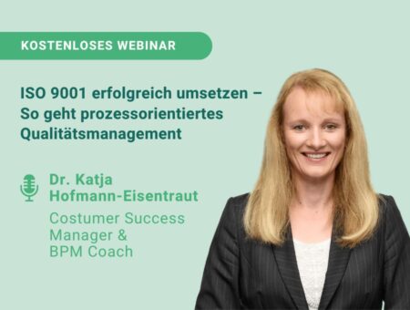 Webinar: ISO 9001 erfolgreich umsetzen – Prozessorientiertes Qualitätsmanagement mit Bpanda
