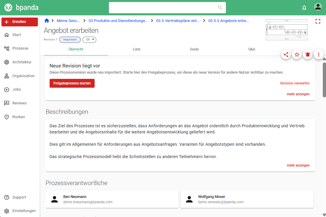 Bpanda Release August 2026 | Review: Vollumfassend und übersichtlicher Feedback geben